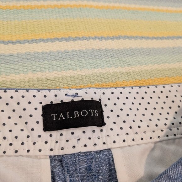 ⭐ Talbots Perfect Crop Chambray pants size 6P - Picture 4 of 10